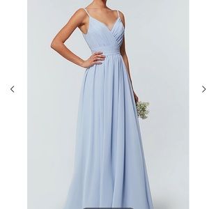 Blue bridesmaid dress size 4